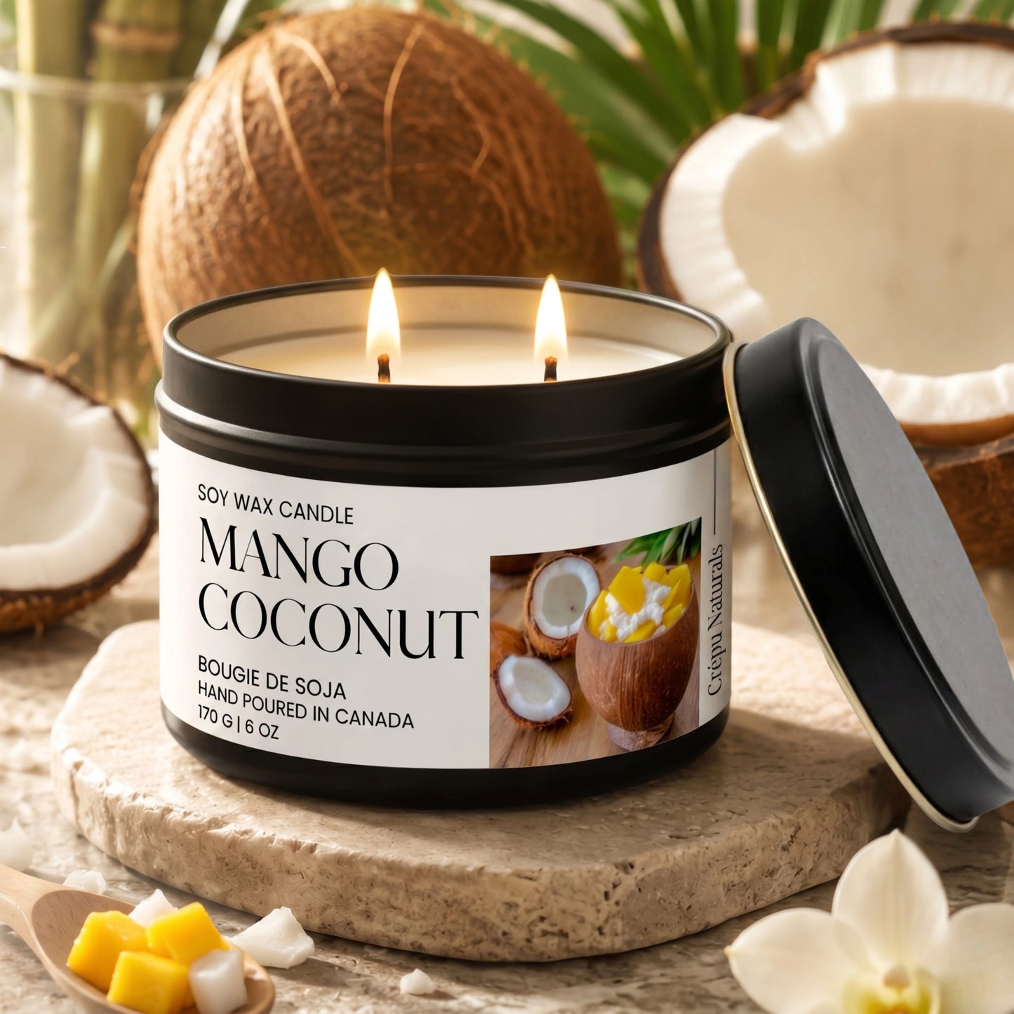 Mango Coconut 6 oz Candle