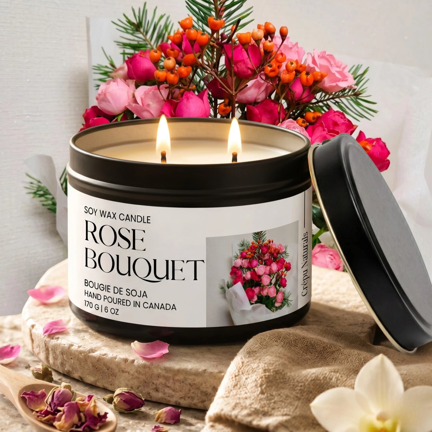 Rose Bouquet 6 oz Candle