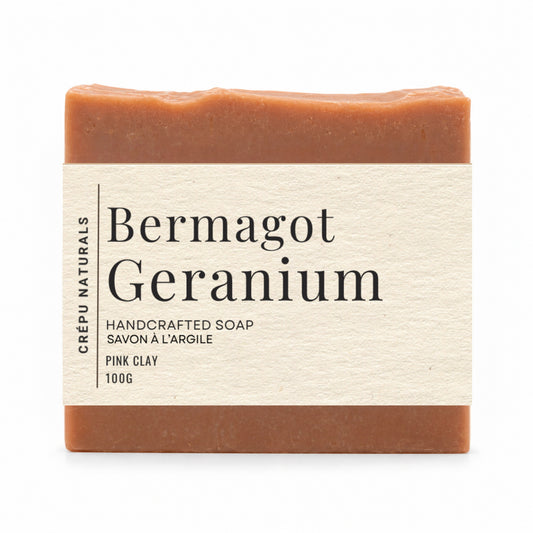 Bermagot Geranium Clay Soap