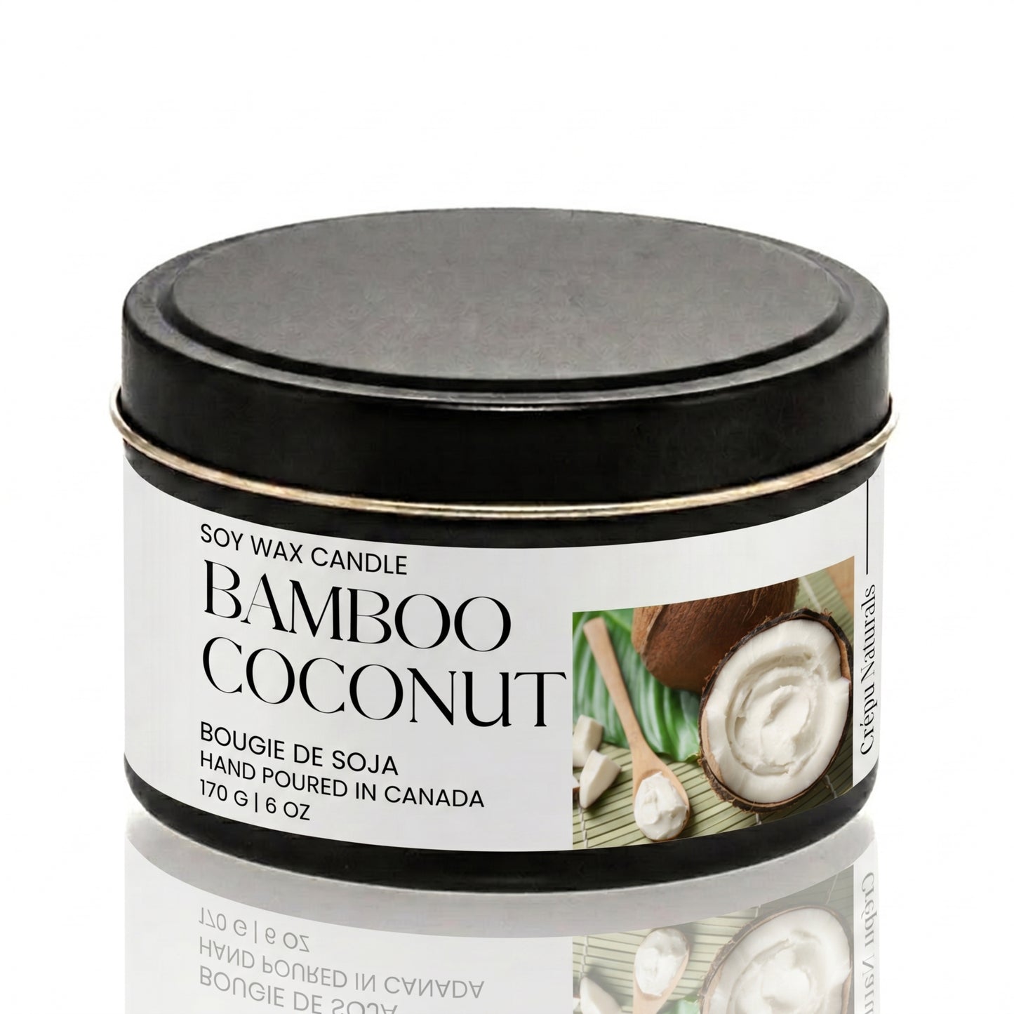 Bamboo Coconut 6 oz Candle