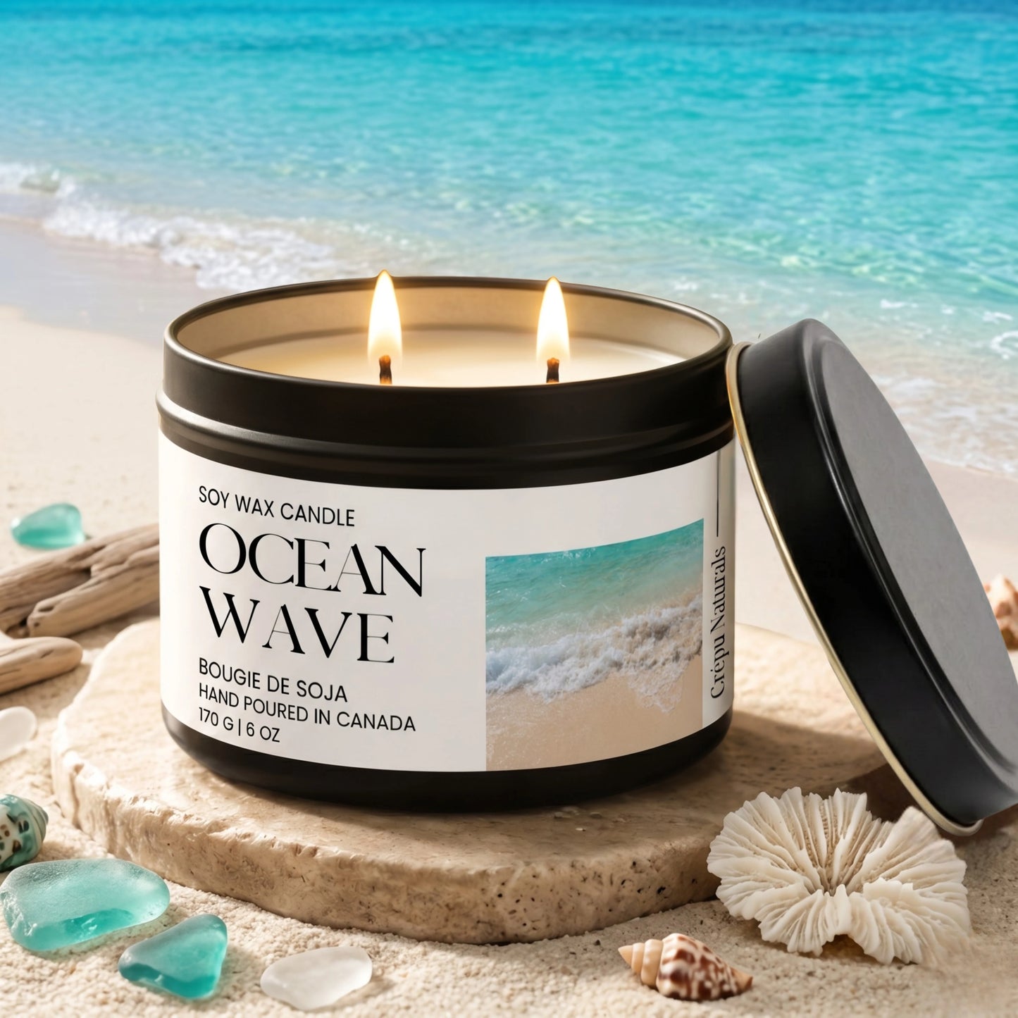 Ocean Waves 6 oz Candle