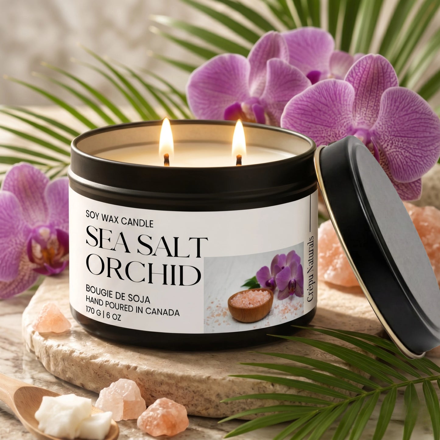 Sea Salt Orchid 6 oz Candle